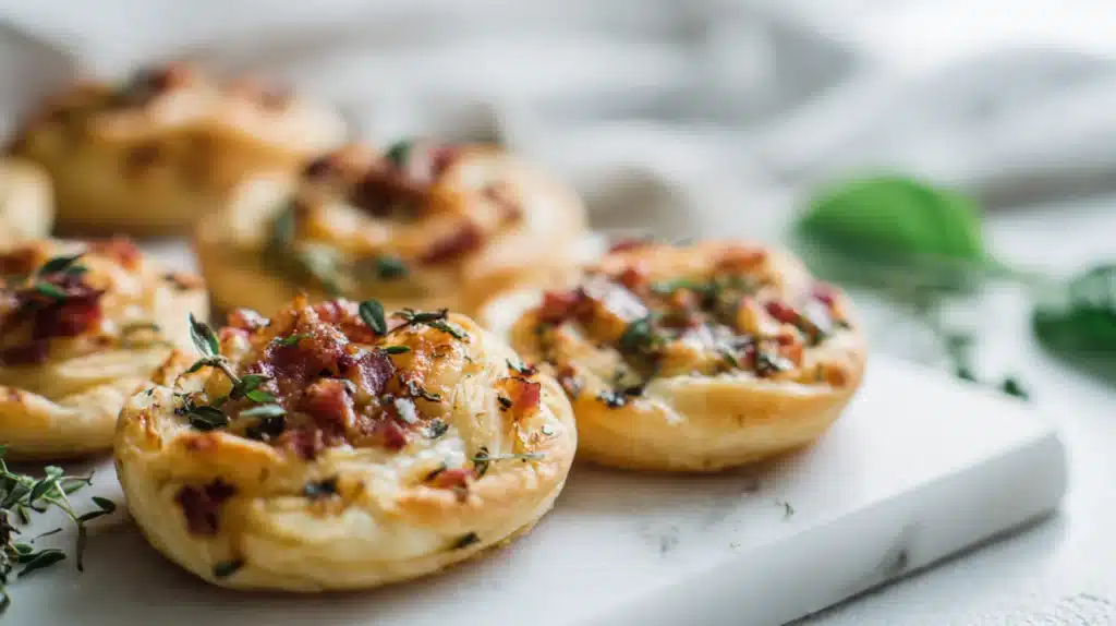 easy Puff Pastry Pizza Bites