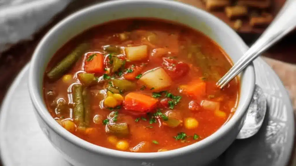 Easy Vegetable Soup 6 easy Vegetable Soup