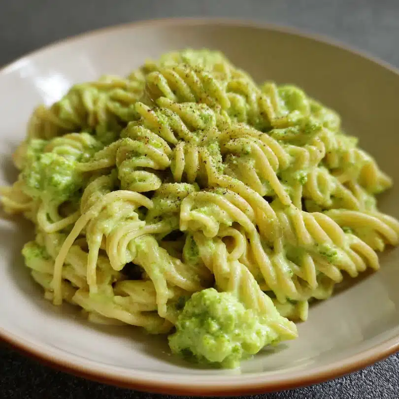 Avocado Broccoli Pasta For Babies recipe