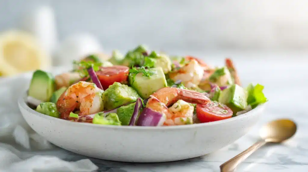 Avocado Salsa Shrimp Salad 5 Avocado Salsa Shrimp Salad recipe
