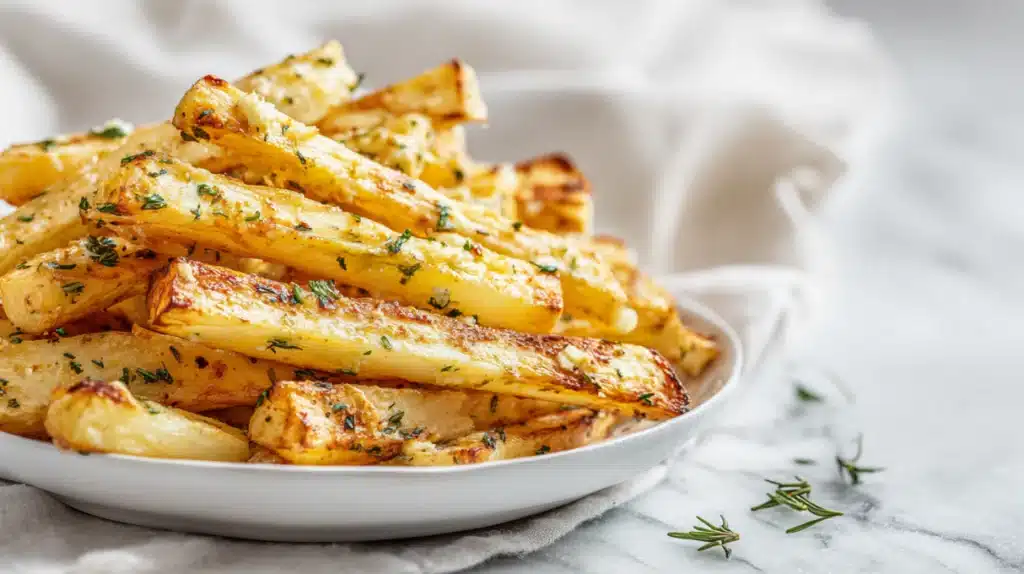 Garlic Butter Roasted Parsnips RECIPE