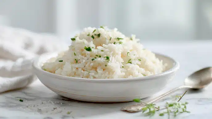 Garlic Parmesan Rice recipe