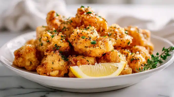 Easy Lemon Garlic Air Fryer Chicken Bites 5 Lemon Garlic Air Fryer Chicken Bites recipe