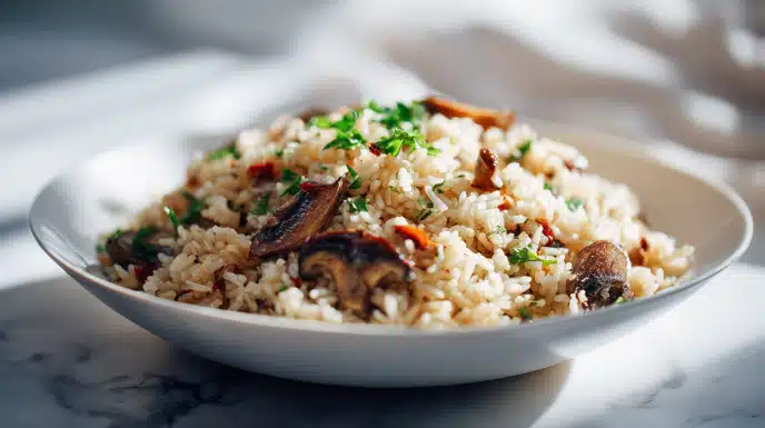 Mushroom Rice recipe