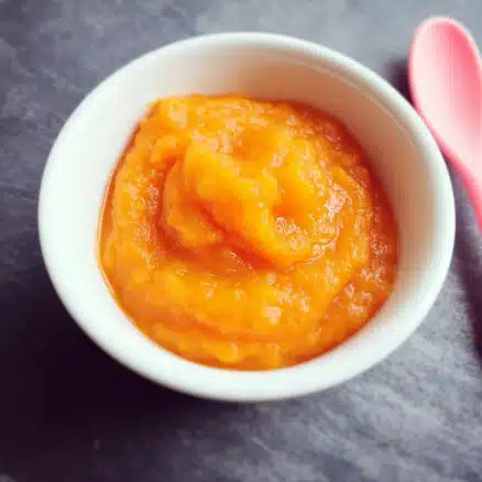 Packed Carrot and Mango Baby Puree recipe