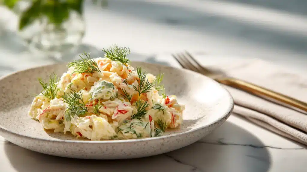 Creamy Crab Salad 5 crab salad recipe