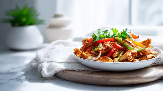 easy Air Fryer Chicken Fajitas