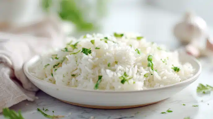 easy Garlic Butter Rice