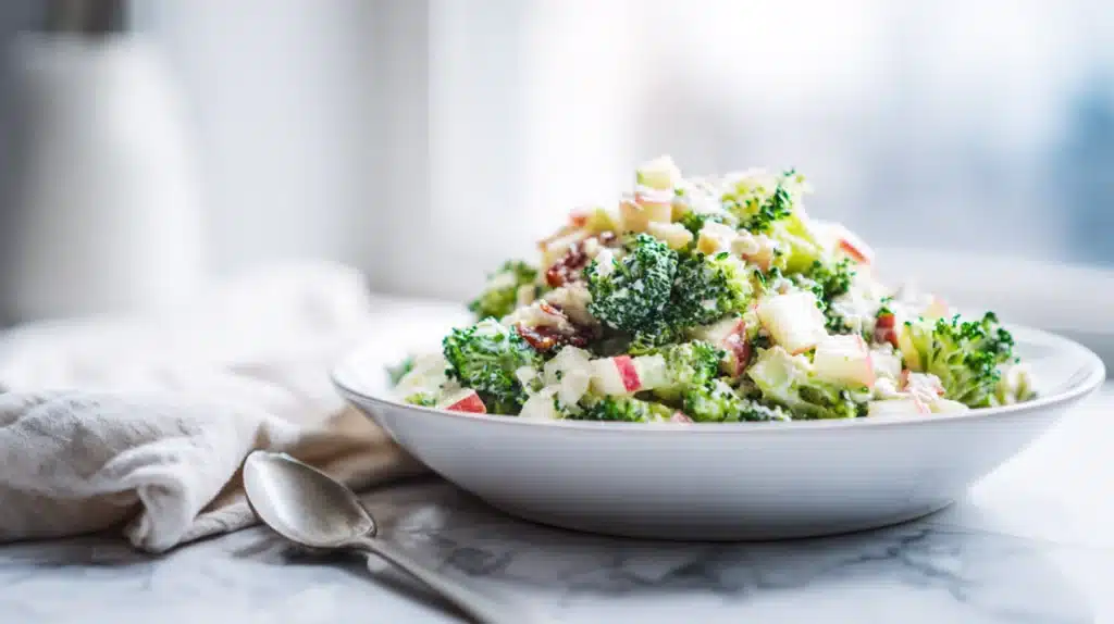 easy Honeycrisp Apple Broccoli Salad