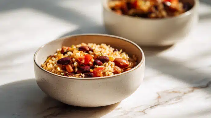 easy Southwestern Rice and Beans