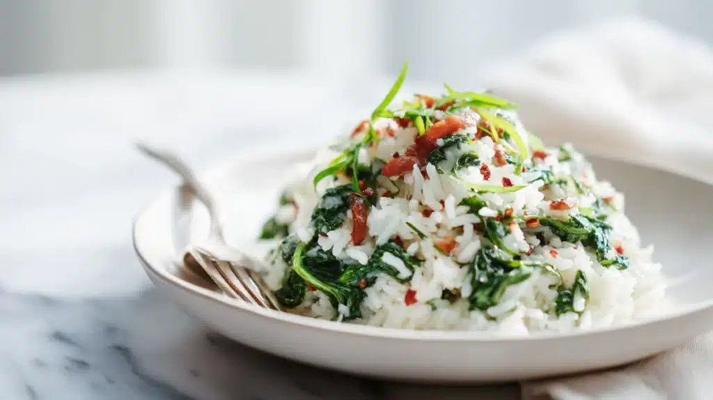easy Spinach Rice