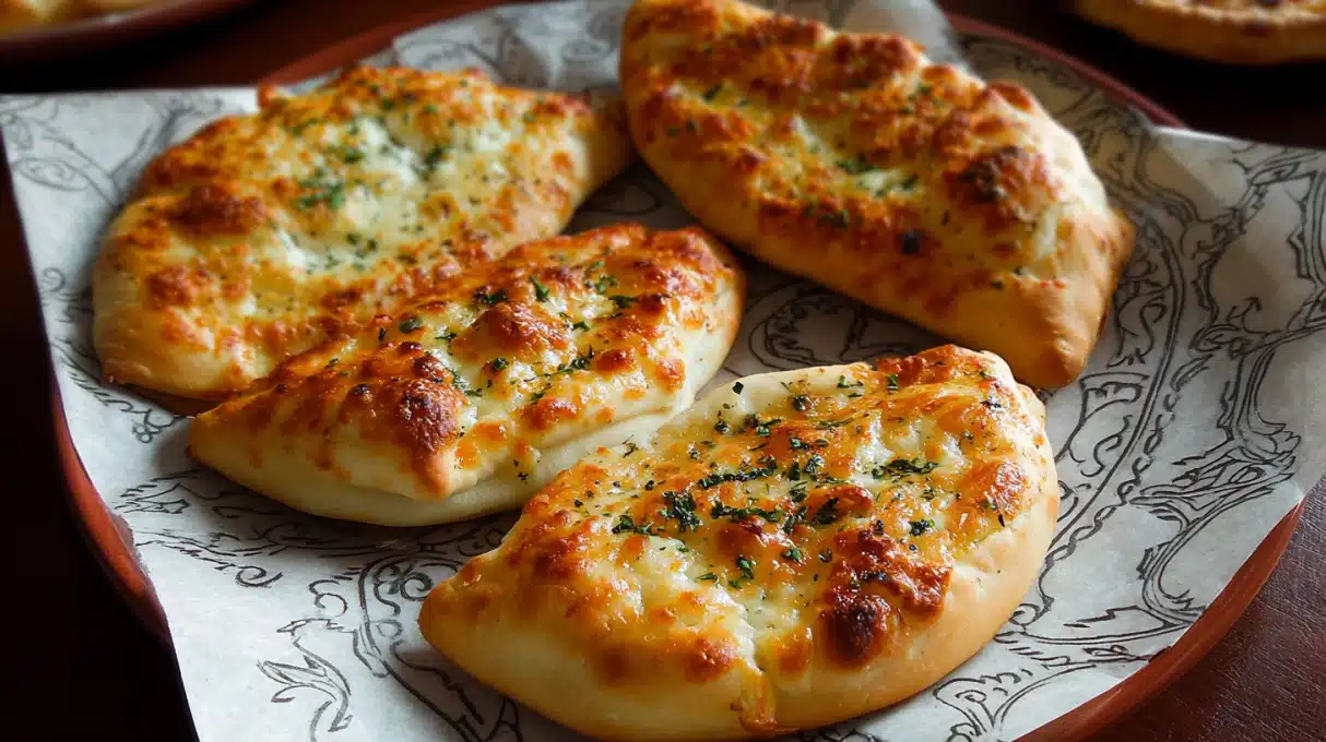 Easy Cheese Pastries 4 Golden flaky cheese pastries filled with creamy melted cheese and baked until crisp and buttery