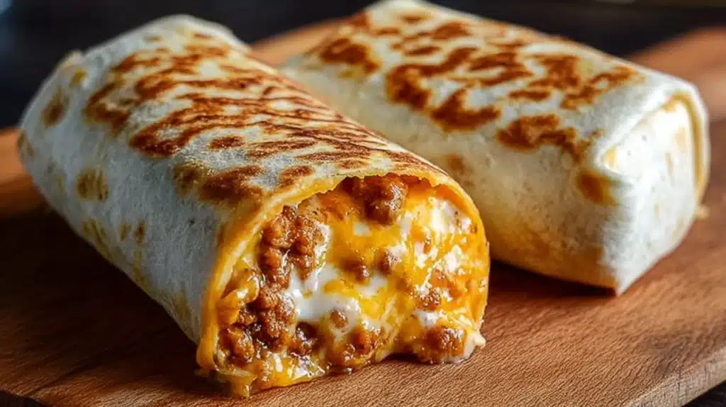 Grilled Cheese Burrito recipe