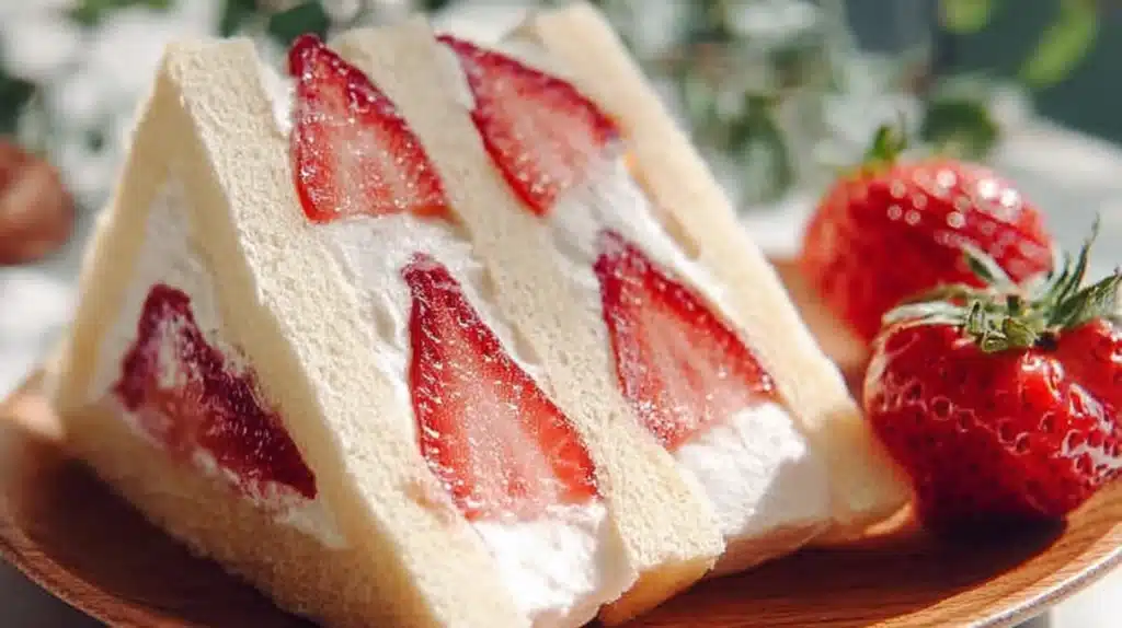 Japanese Strawberry Sando 4 Japanese Strawberry Sando recipe
