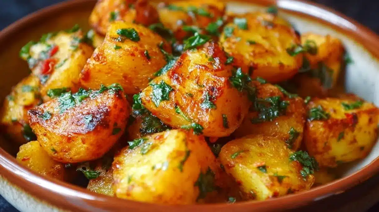 Lebanese Spicy Potatoes (Batata Harra) 4 Lebanese spicy potatoes (Batata Harra) sautéed with garlic, chili, fresh herbs, and olive oil
