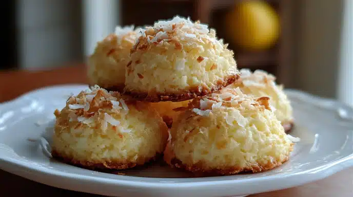 Lemon Coconut Cheesecake Cookies recipe