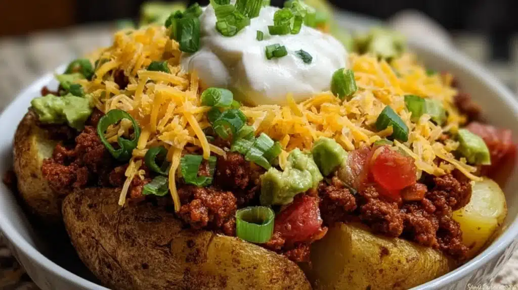 Loaded Potato Taco Bowl 4 Loaded Potato Taco Bowl recipe
