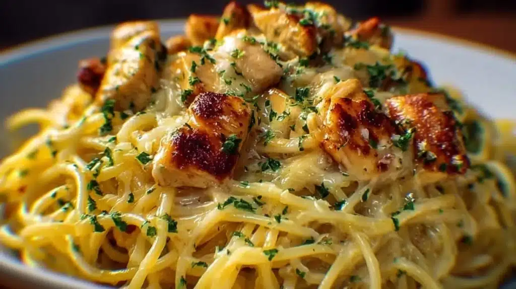 Monterey Chicken Spaghetti Pasta recipe