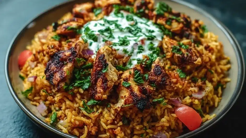 One Pot Chicken Shawarma Rice recipe