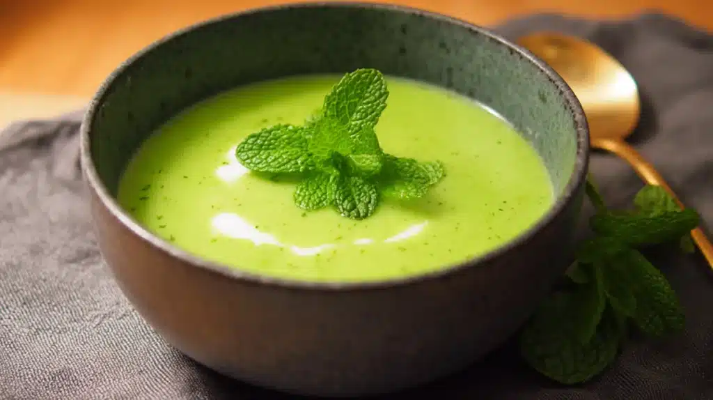 Pea and Mint Soup recipe