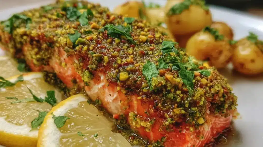 Pistachio Crusted Salmon recipe