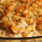 Poppy Seed Chicken Casserole 6 Creamy Poppy Seed Chicken Casserole, baked until golden.