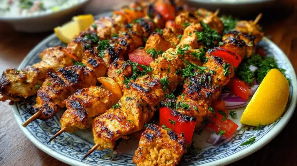 Shish Tawook Skewers recipe