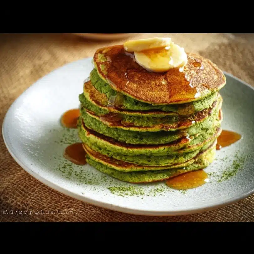 Spinach Banana Pancakes recipe