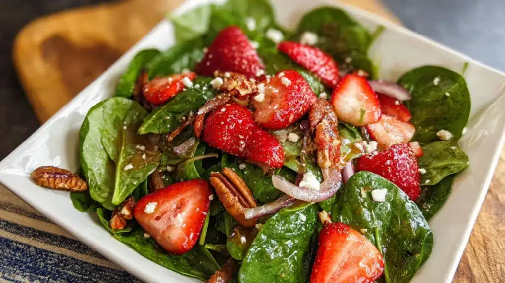 Spinach Strawberry Salad recipe