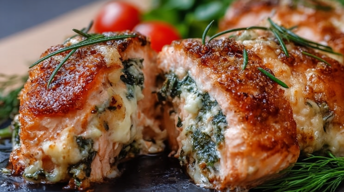 Stuffed Salmon recipe