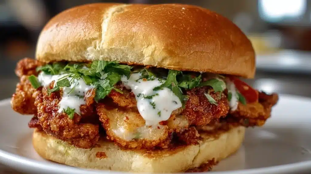 easy Cajun Chicken Sandwich