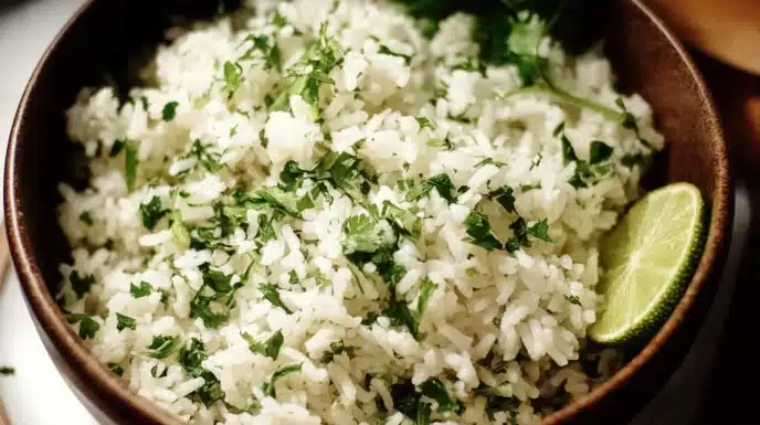 easy Cilantro Lime Rice