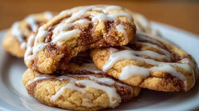 easy Cinnamon Roll Cookies