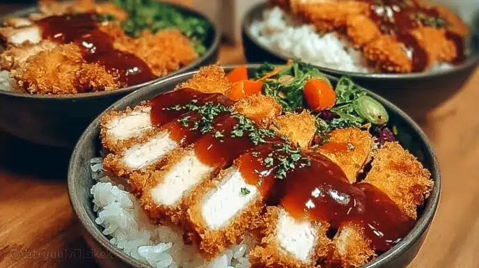 easy Japanese Katsu Bowls