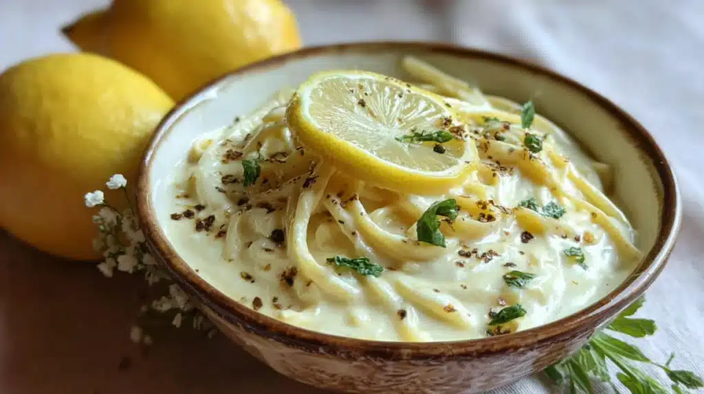 Creamy Lemon Garlic Pasta 5 easy Lemon Garlic Pasta
