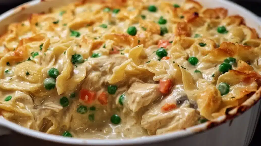 Noodle Chicken Pot Pie Casserole 5 easy Noodle Chicken Pot Pie Casserole