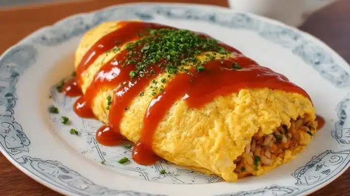 easy Omurice 
