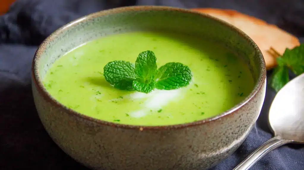 easy Pea and Mint Soup