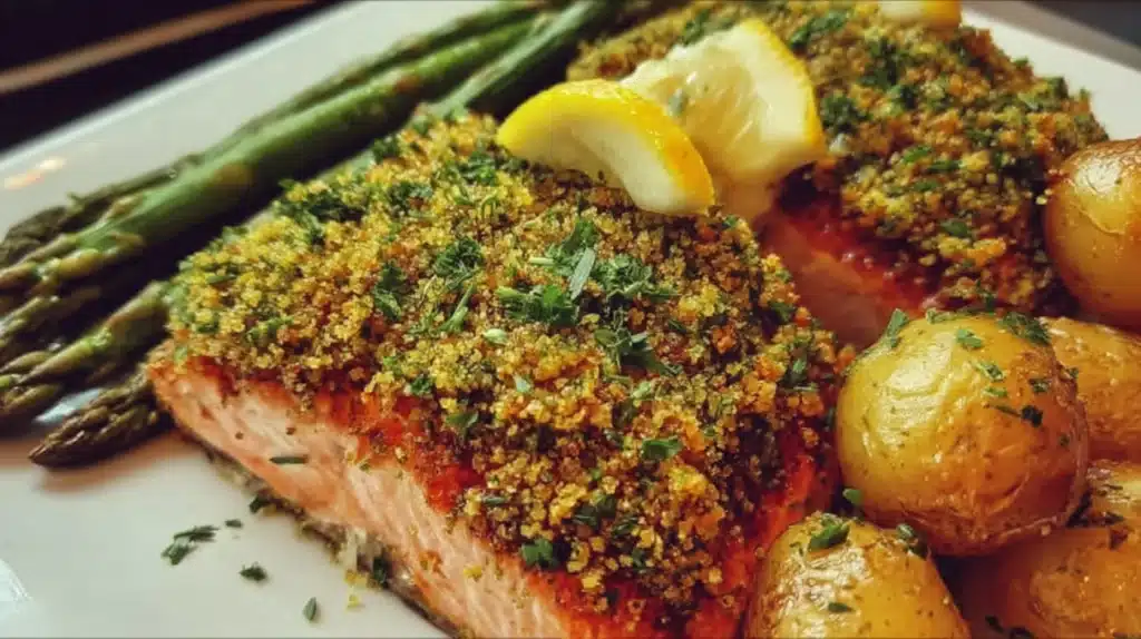 easy Pistachio Crusted Salmon