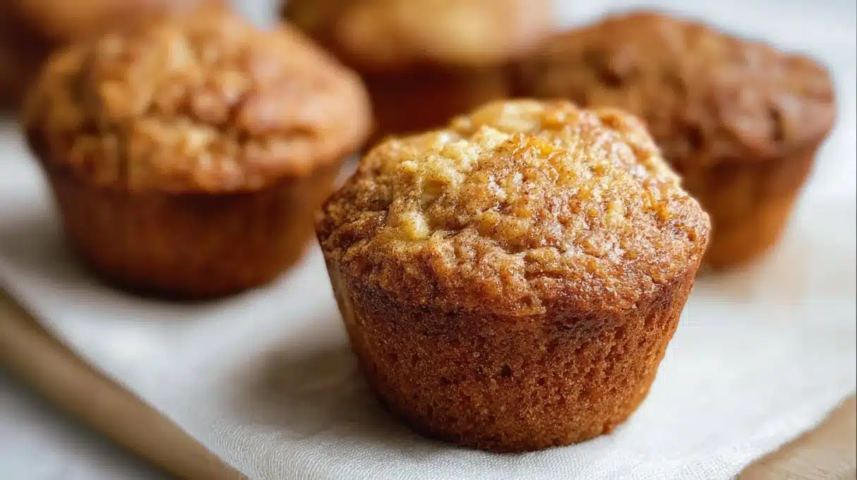 Quick and Easy Apple Cinnamon Oat Muffins