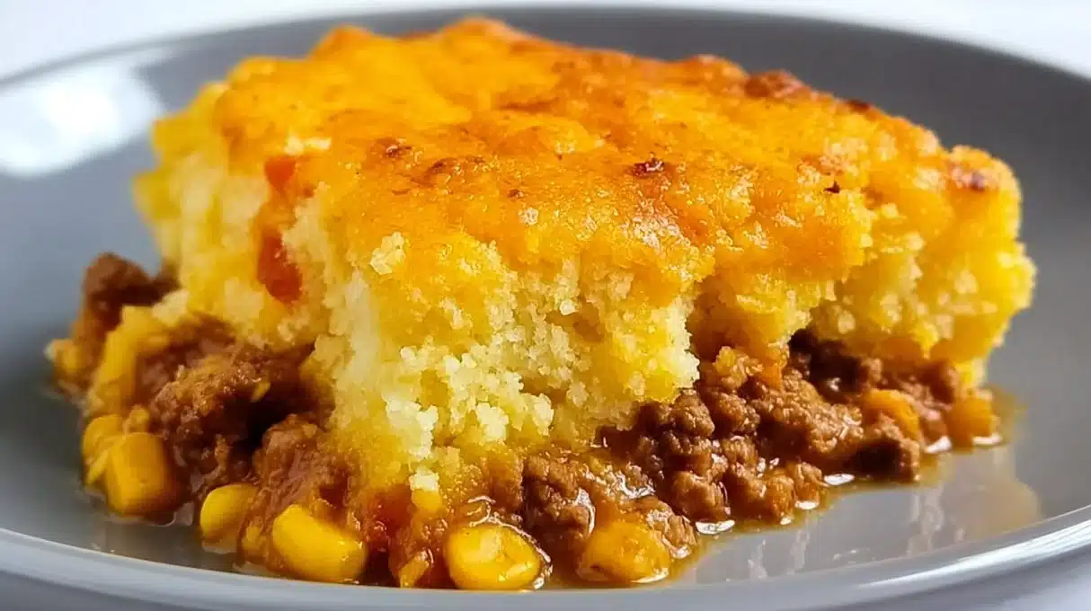 Quick and Easy Cornbread Cowboy Casserole