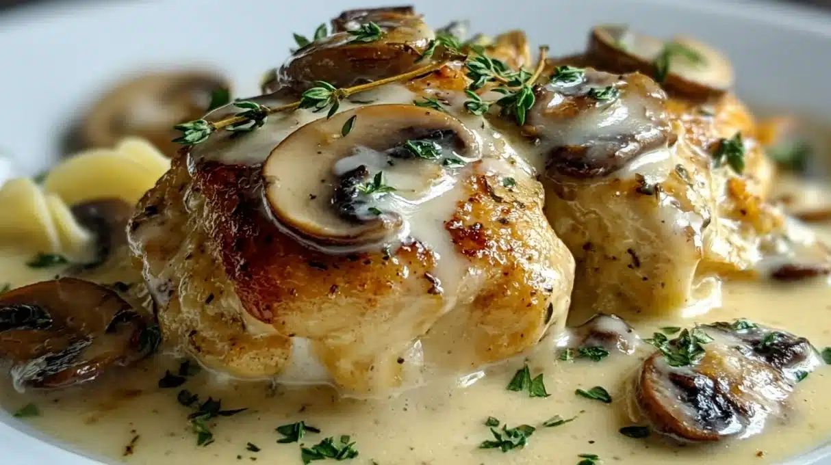 Quick Mushroom Asiago Chicken: A Family Favorite in 30 Minutes! 4 Quick and Easy Mushroom Asiago Chicken